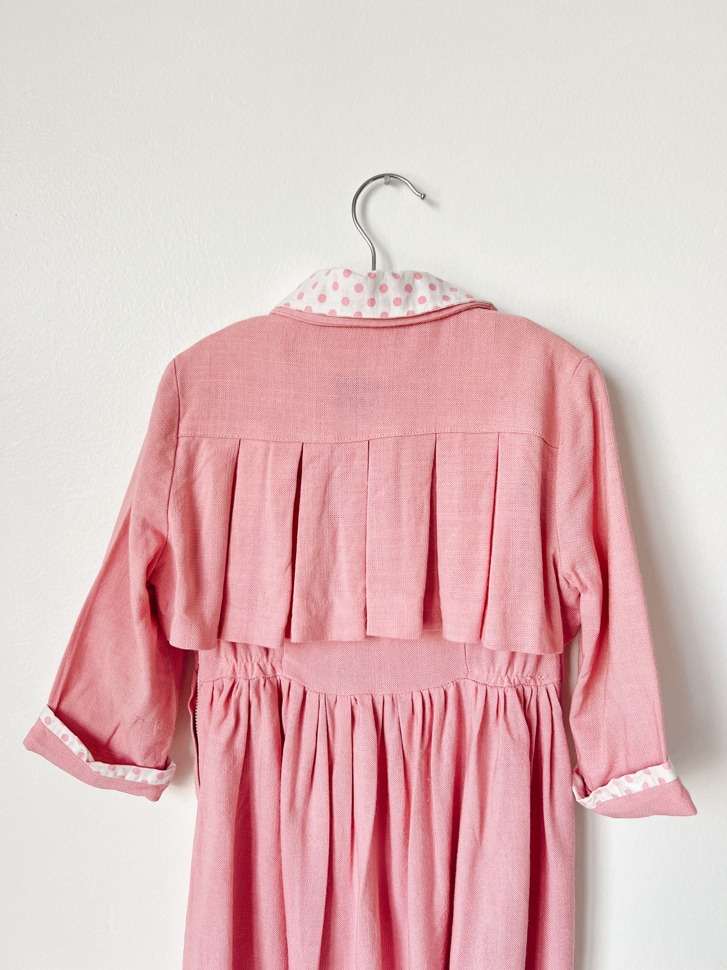 1950s Handmade Dress with Bolero Jacket and Belt