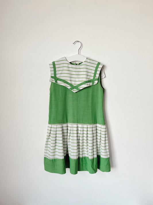 Vintage Green Sailor Dress