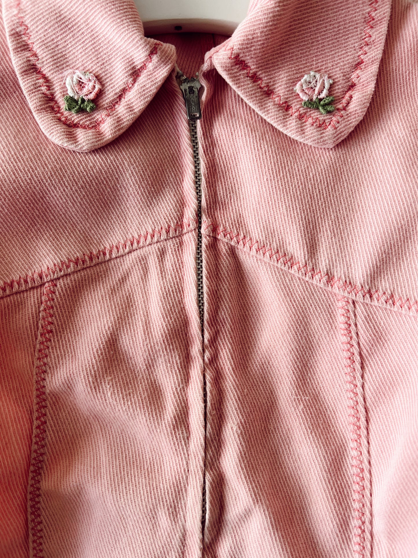 Pink Zippered Toddler Jumpsuit