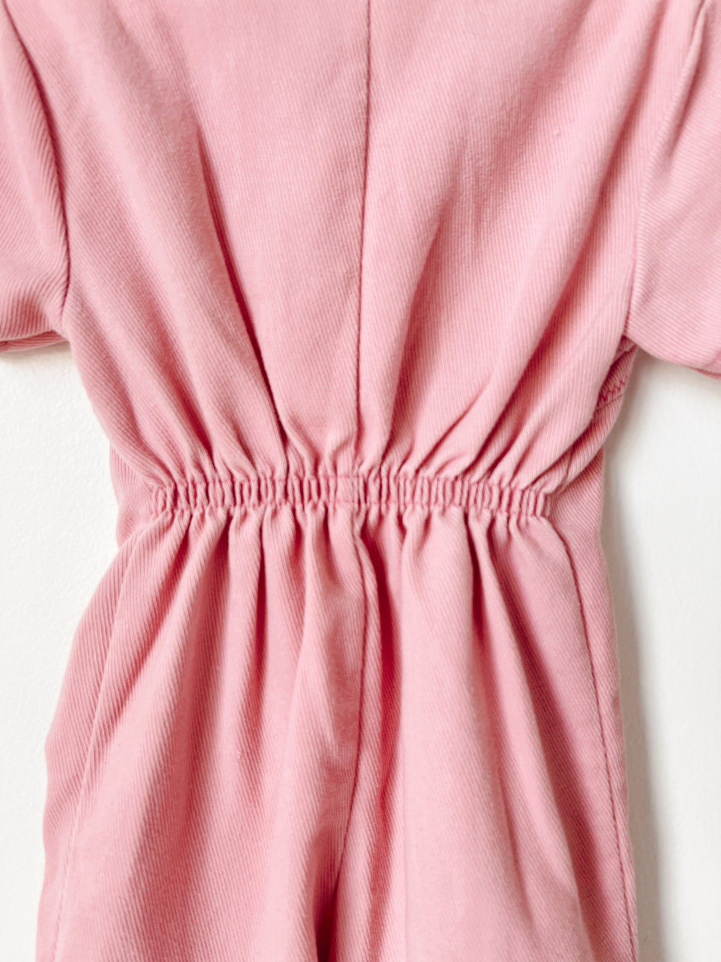 Pink Zippered Toddler Jumpsuit