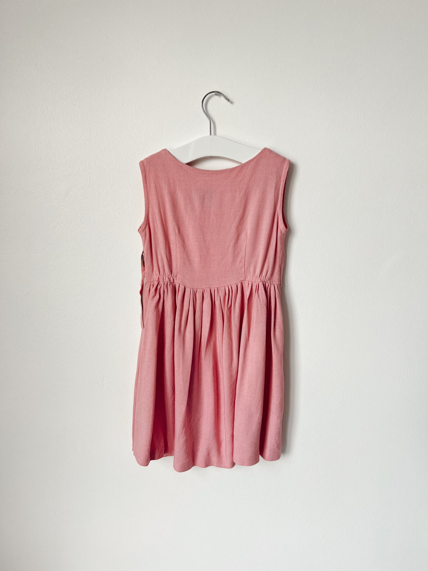 1950s Handmade Dress with Bolero Jacket and Belt