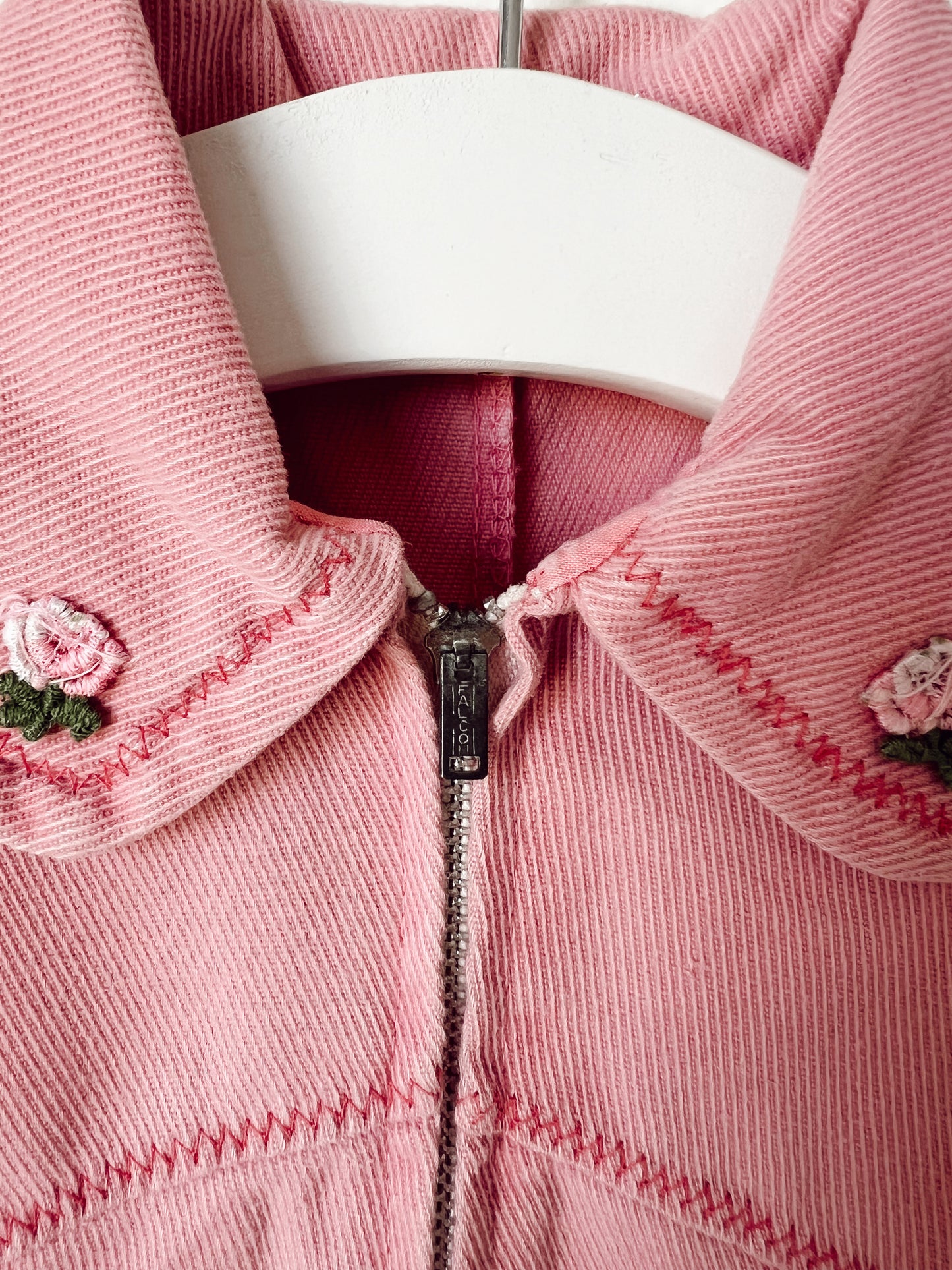 Pink Zippered Toddler Jumpsuit