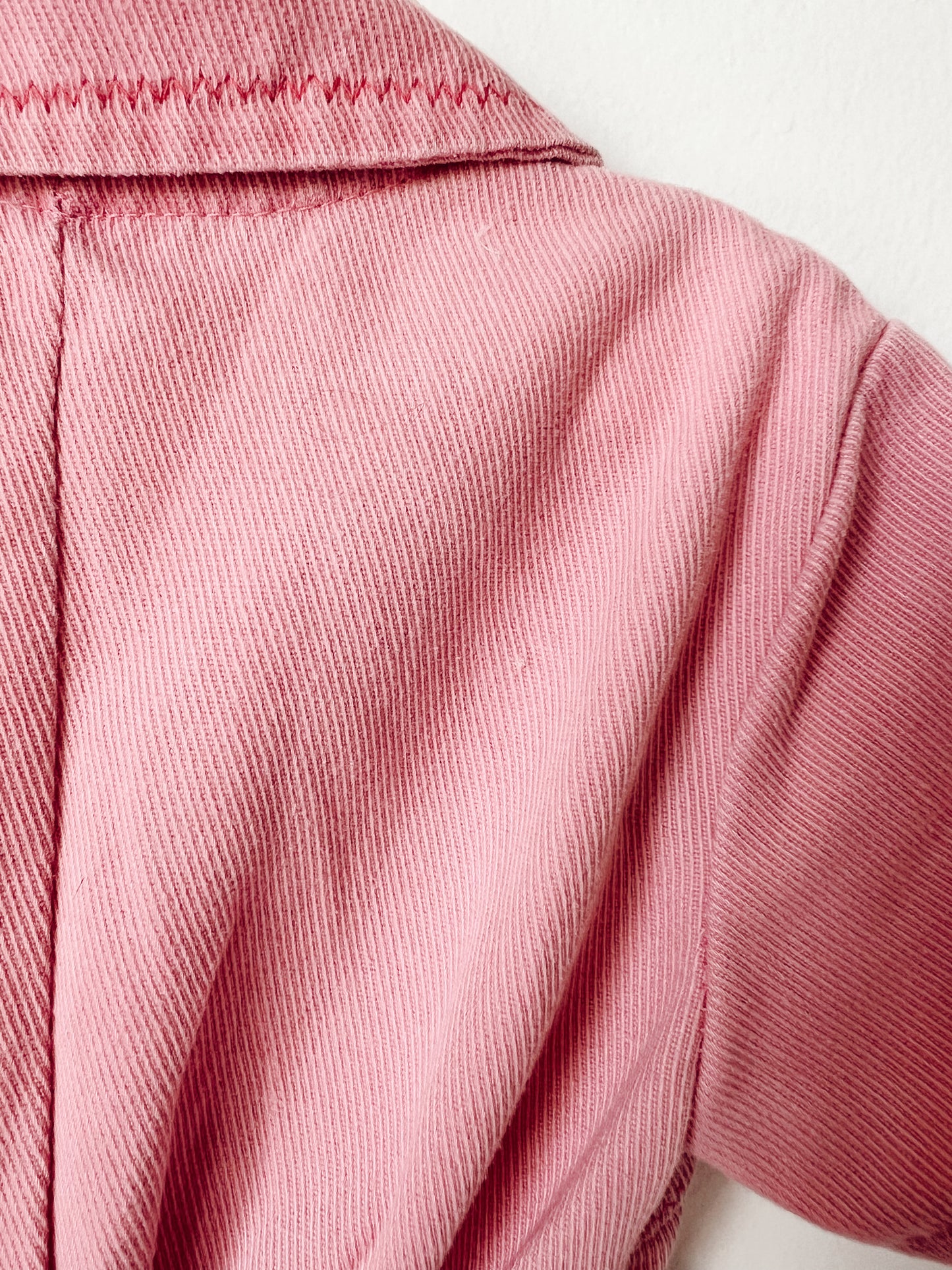 Pink Zippered Toddler Jumpsuit