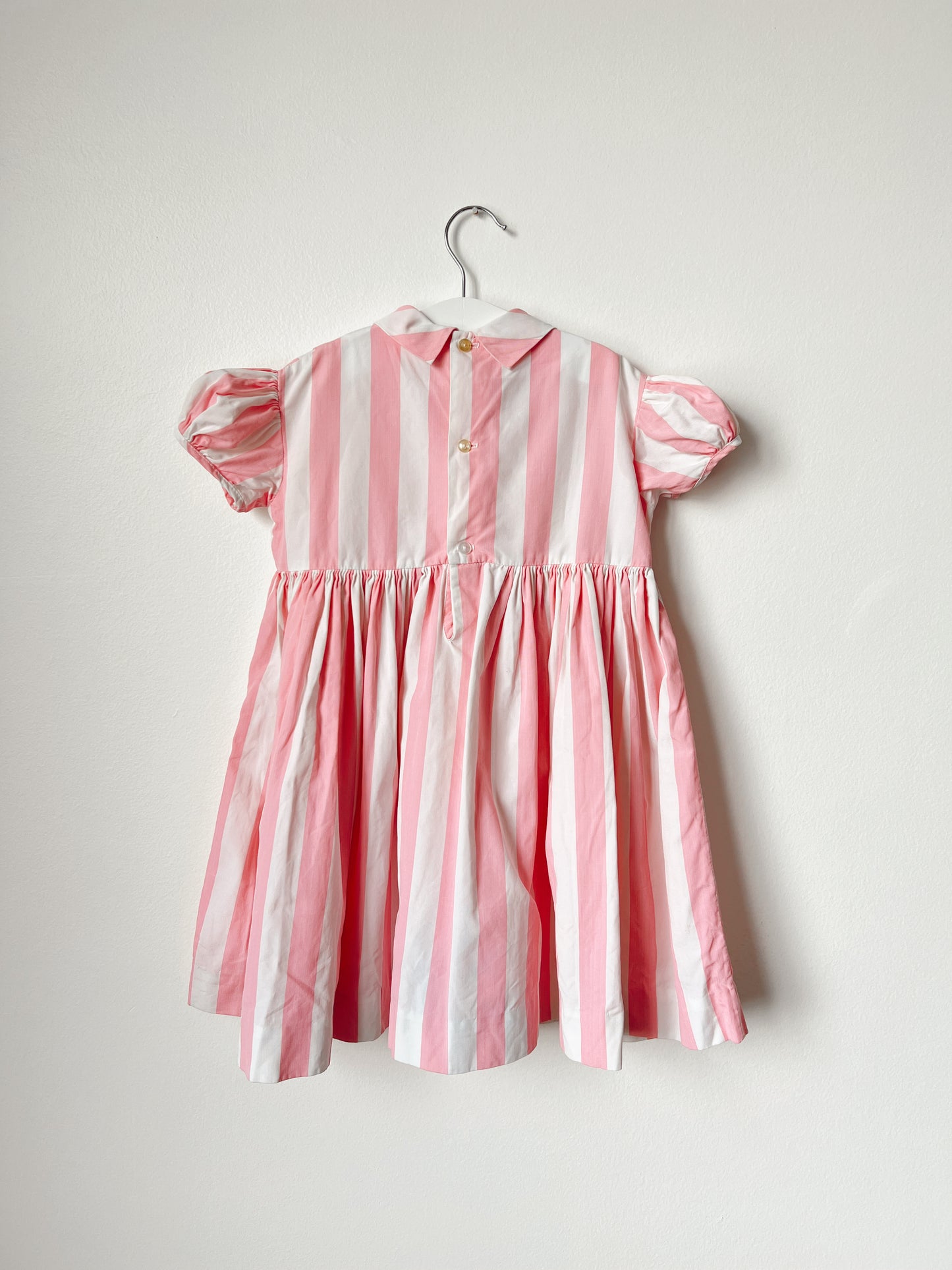 Pink Stripe Strawberry Dress