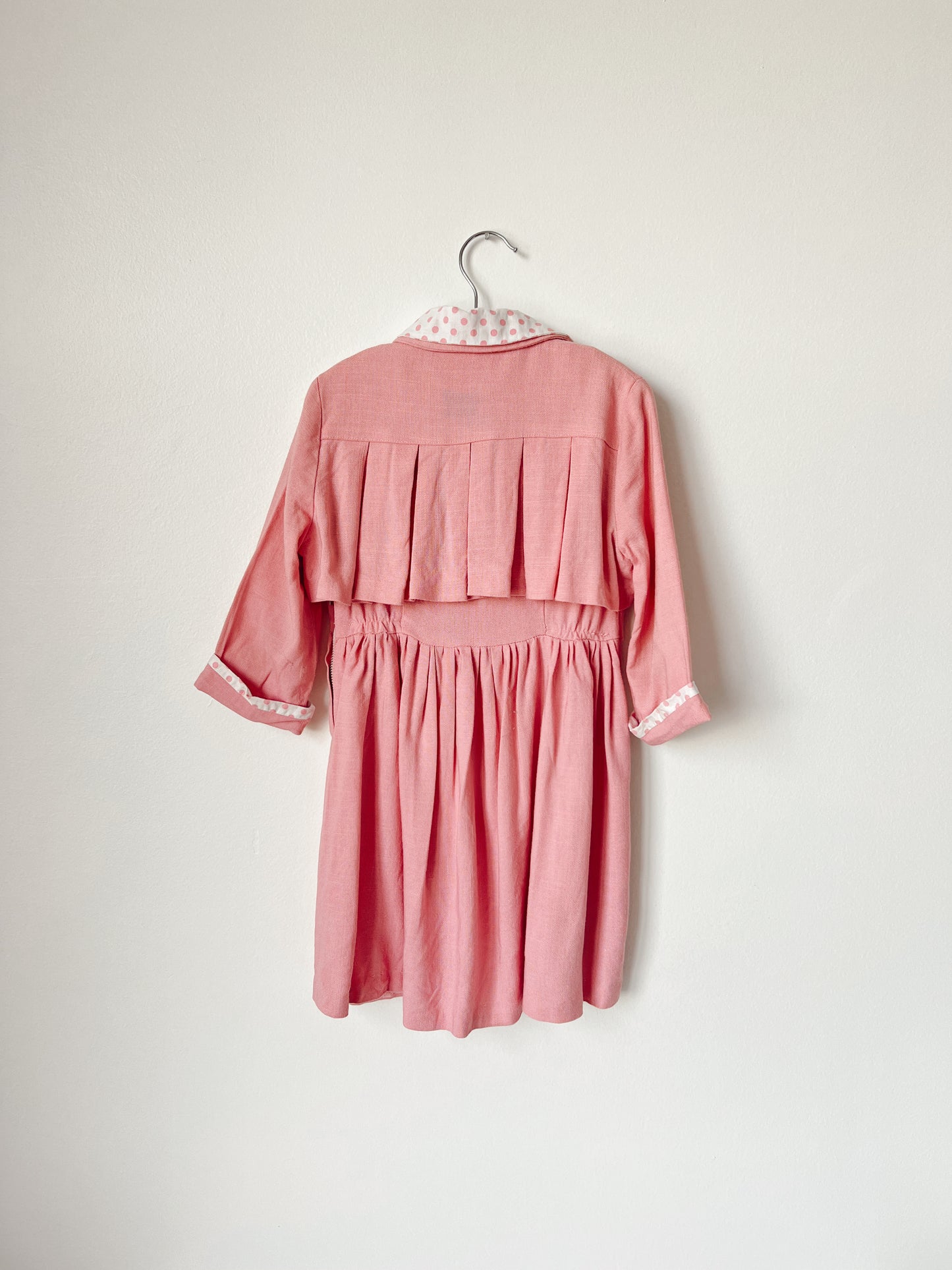 1950s Handmade Dress with Bolero Jacket and Belt