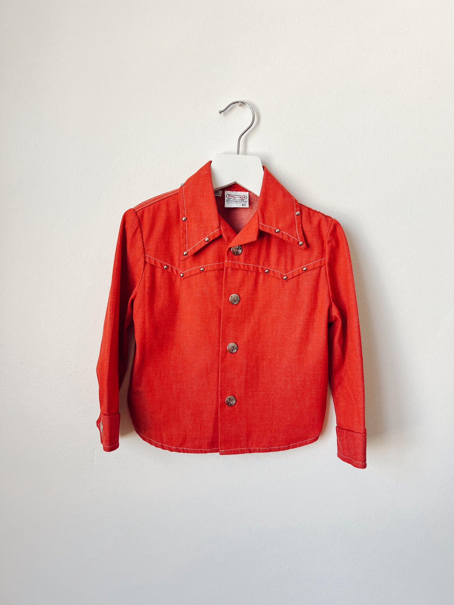 Billy the Kid Red Studded Two-Piece